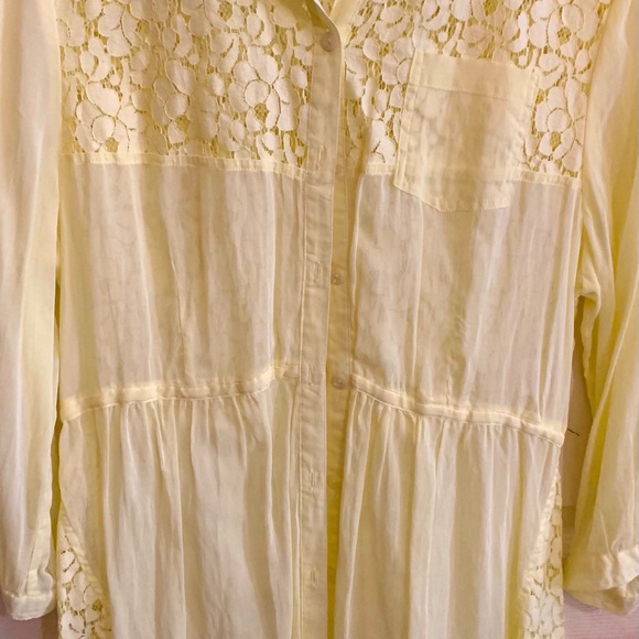 Free People Size 12 Lace Top - Picture 5 of 10
